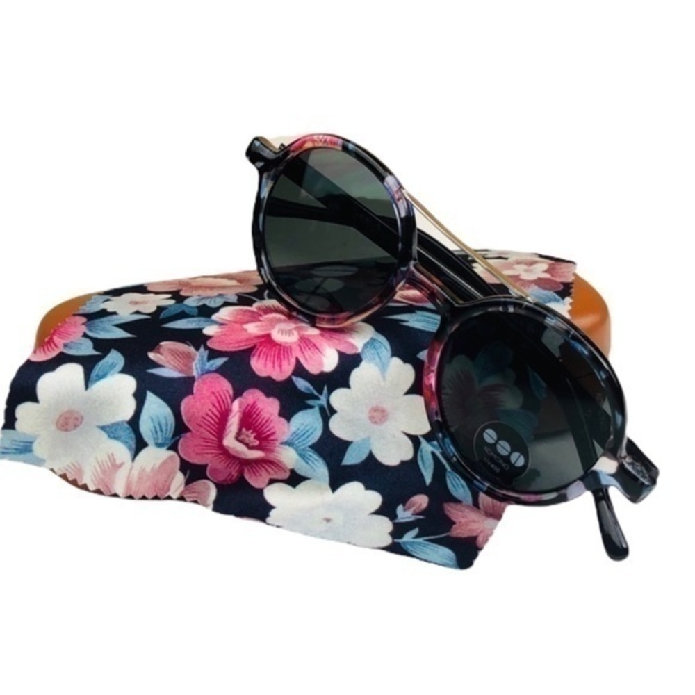 KOMONO Vivien Floral Sunglasses (NEW) πΆπ΄ round - Picture 3 of 16